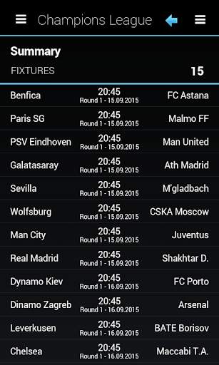 Football center - live scores screenshot 2