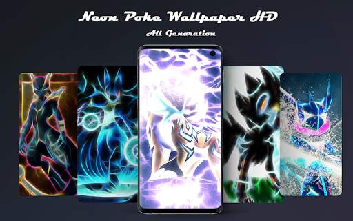 Neon Poke Wallpaper HD screenshot 2