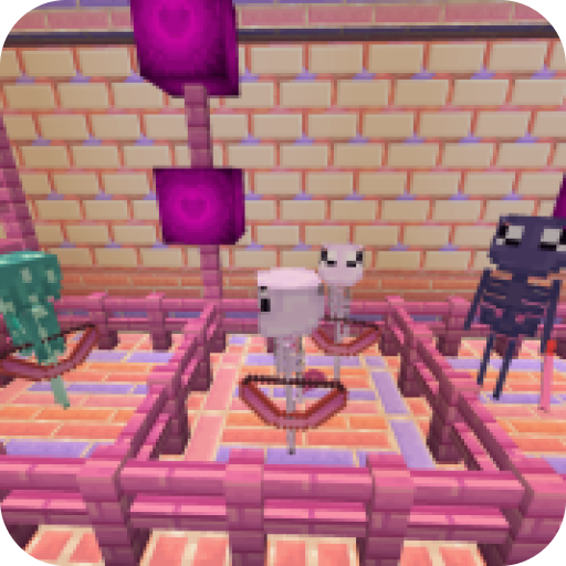 Kawaii World mods for minecraft - pink craft icon