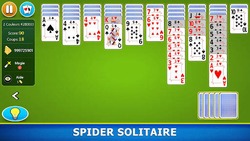 Spider Solitaire Jeu de Cartes screenshot 17