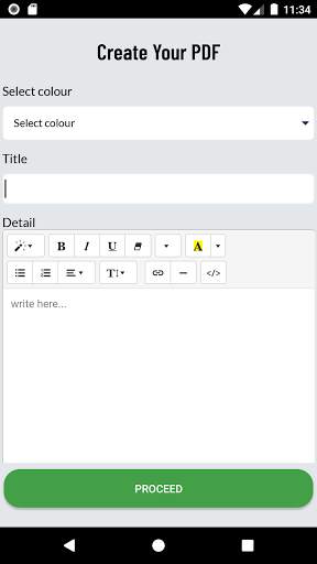 Text to pdf screenshot 3