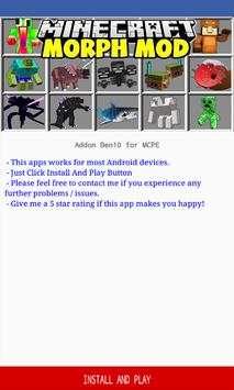 Morph Mod for Minecraft Pocket Edition screenshot 2