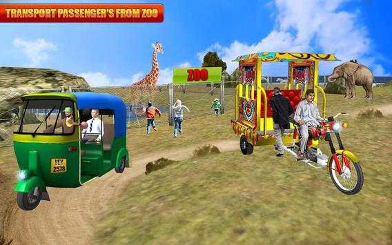 City Tuk Tuk Auto Rickshaw Taxi Driver 3D screenshot 4
