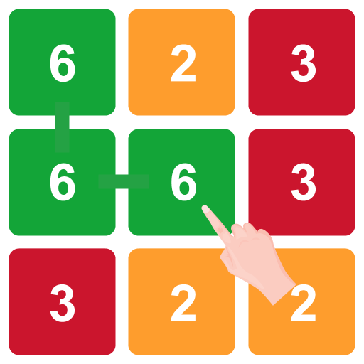 Connect n Merge Numbers: Free Match 3 Merge Puzzle icon