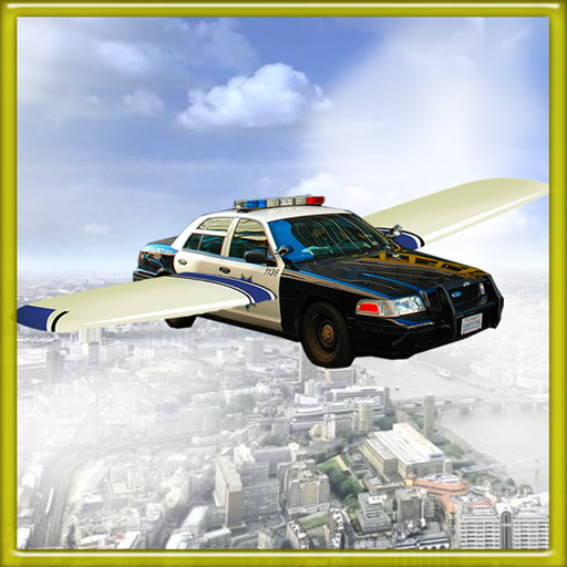 Car In Air : Flying Cop Car 3D icon