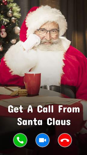 Simulated Video Call from Sant screenshot 1