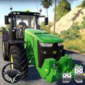 Real Farmer Tractor Driving Simulator 2020 logo