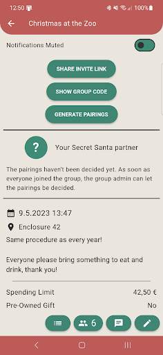 Secret Santa Helper App screenshot 2