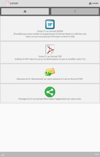CV Word gratuit by 1cv1-mobile screenshot 6