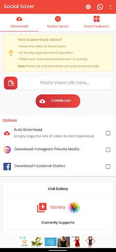 Social Saver - Status Saver & Video Downloader ‏ screenshot 3