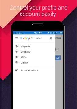SCHOLAR - Information and Article Search 14 تصوير الشاشة