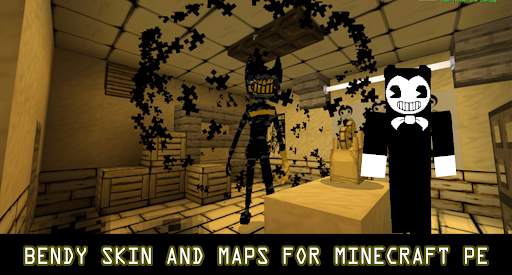 Bendy Addon Skin for Minecraft screenshot 2