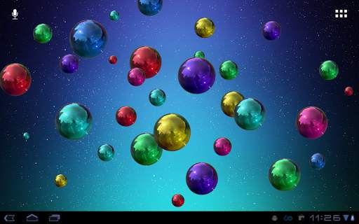 Space Bubbles Live Wallpaper screenshot 7