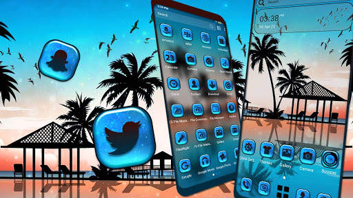 Maldives Beach Launcher Theme screenshot 1