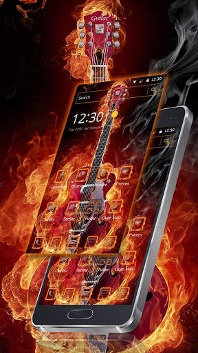 Agni Flaming Guitar Theme screenshot 1