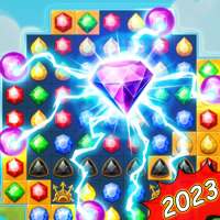 Jewel king match 3 puzzle game logo