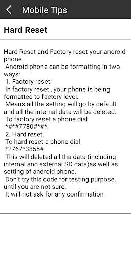 Mobile Tips Tricks - Android Tips Tricks screenshot 6