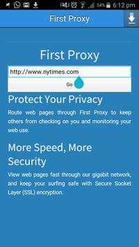 First Proxy screenshot 3