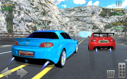 jalan raya mobil balap permain screenshot 6