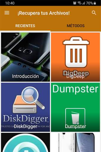 Cómo Recuperar Fotos, Vídeos y Archivos Borrados screenshot 1