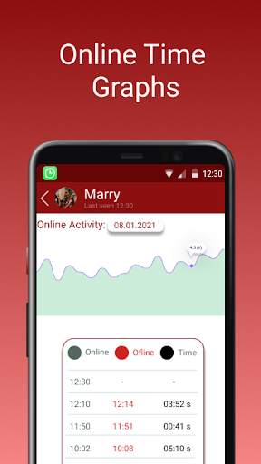 WaTrack - Whatsapp Online Tracking, Last Seen screenshot 2