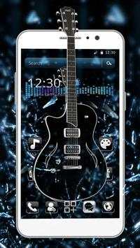 Jazz Black Guitar Theme screenshot 3