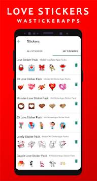 Love Stickers ❤ WAStickerApps download Love Emojis screenshot 8