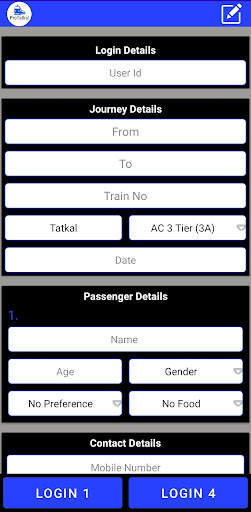 Tatkal Ticket - ProTatkal screenshot 2