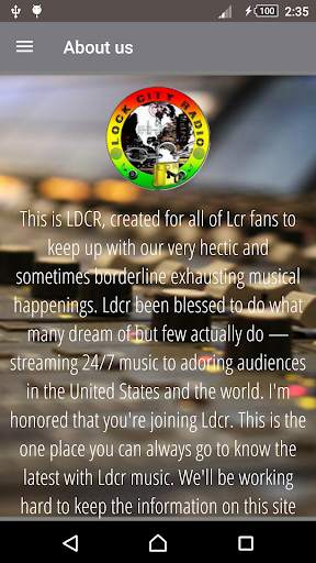 LOCK CITY RADIO screenshot 2