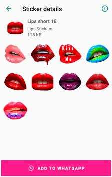 Lips Stickers screenshot 3
