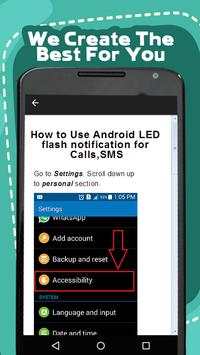 Flashlight Alert on Call Help screenshot 2
