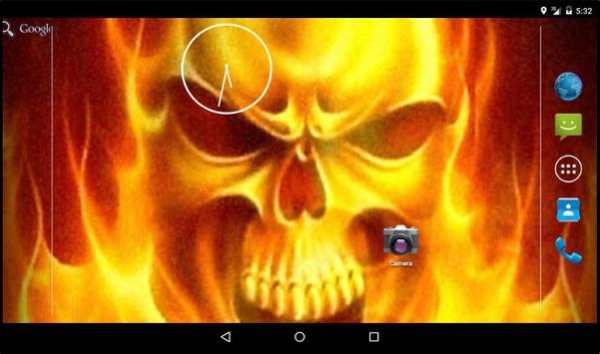 Fire Skull Live Wallpaper screenshot 5