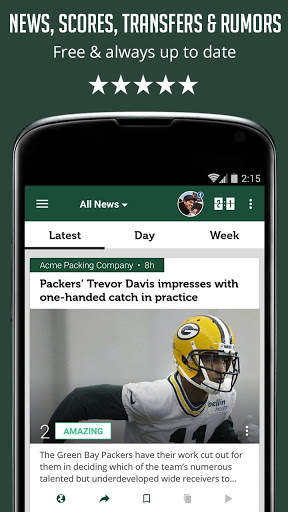 Unofficial Green Bay Packers News screenshot 1