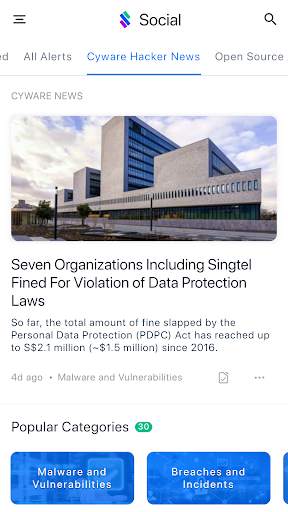 Cyware Social - Cyber Security screenshot 1