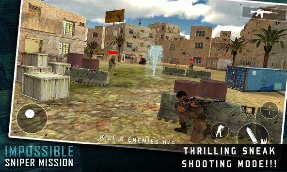 Impossible Sniper Mission 3D screenshot 1