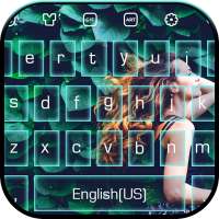 Green leaf Photo Keyboard on 9Apps