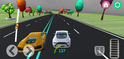 Toon Highway Car Racing 3d screenshot 8