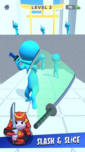 Sword Play! Jogo de ninja 3D screenshot 1