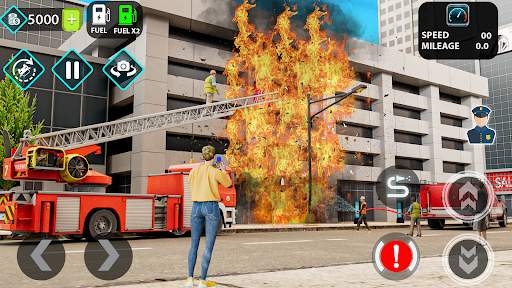 Fire Truck Games & Rescue Game screenshot 1
