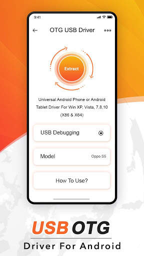 OTG USB Driver for Android: USB to OTG Converter 4 تصوير الشاشة