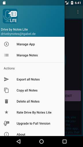 Drive by Notes Lite screenshot 2