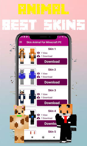 🐯 Animals Skin For Minecraft PE 🐱 screenshot 2