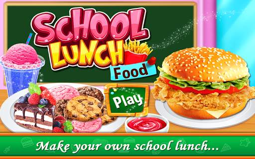 School Lunch Food Maker 2 - Cooking Game screenshot 1