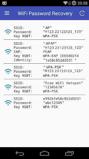 WiFi Password Recovery screenshot 1