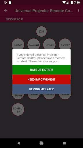 Universal Projector Remote Control screenshot 7