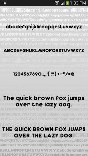 Clean2 font for FlipFont free screenshot 3