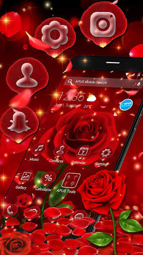 APUS Launcher Rose Theme screenshot 5