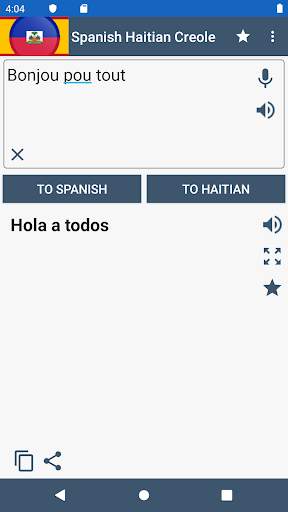 Spanish Haitian Creole Translator screenshot 3