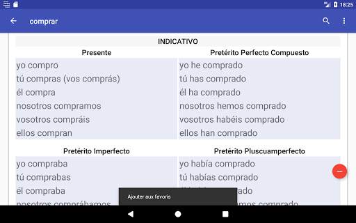 Verbos Español screenshot 13