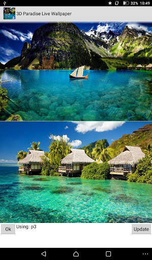 Paradise Live Wallpaper - Screen Lock, Sensor,Auto 10 تصوير الشاشة